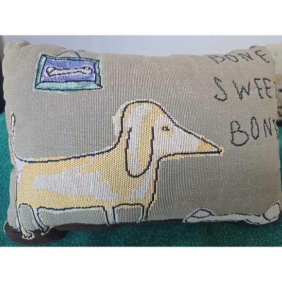 Dachshund Bone Sweet Bone Pillow by PB Paws & Co. - Picture 2 of 3